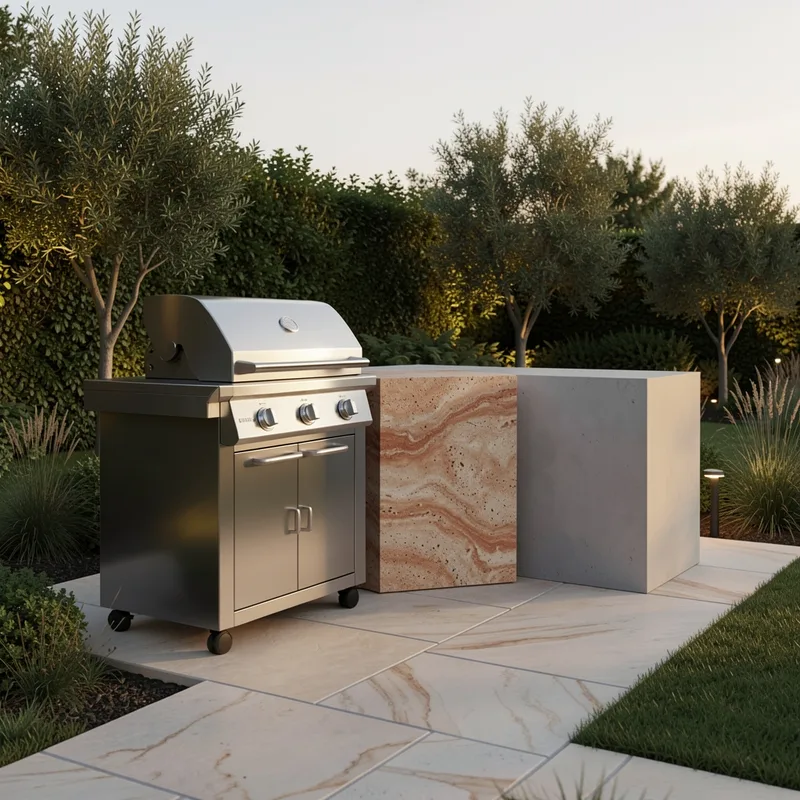Barbecue extérieur design : modèles, matériaux et tendances 2026